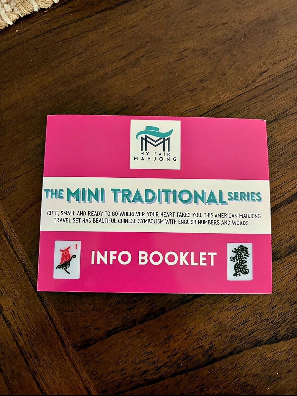 My Fair Mahjong The Mini Traditional Series Info Booklet